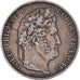 Moneta, Francia, Louis-Philippe, 5 Francs, 1847, Paris, MB, Argento, KM:749.1