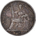 Moneta, INDOCINA FRANCESE, 10 Cents, 1910, Paris, MB+, Argento, KM:9