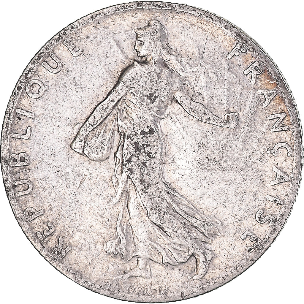 Moneta, Francia, Semeuse, 50 Centimes, 1898, Paris, MB+, Argento, KM:854