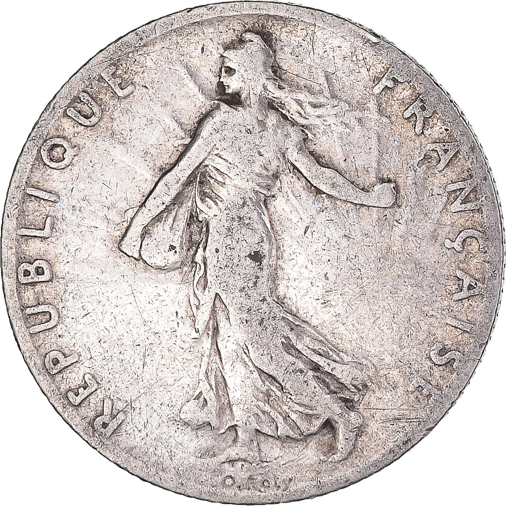 Moneta, Francia, Semeuse, 50 Centimes, 1898, Paris, MB+, Argento, KM:854