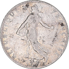 Moeda, França, Semeuse, 50 Centimes, 1912, Paris, EF(40-45), Prata, KM:854