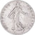 Moeda, França, Semeuse, 50 Centimes, 1901, Paris, VF(20-25), Prata, KM:854