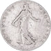 Moeda, França, Semeuse, 50 Centimes, 1901, Paris, VF(20-25), Prata, KM:854