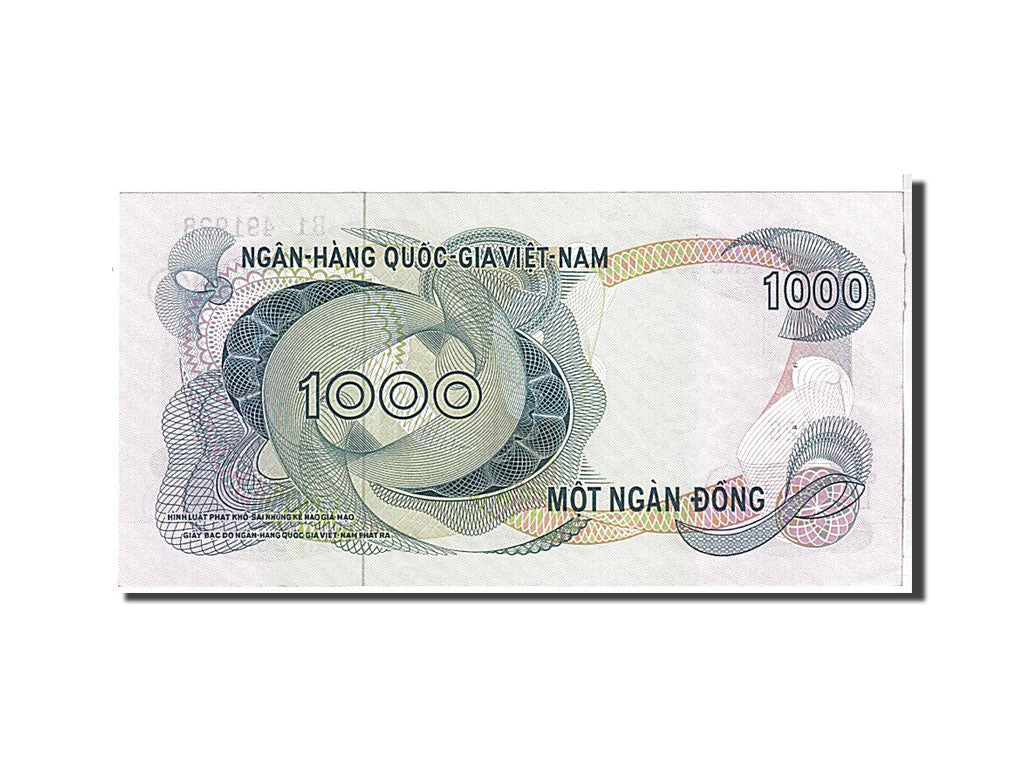 Banknote, South Viet Nam, 1000 D<ox>ng, 1971, KM:29a, UNC(65-70)