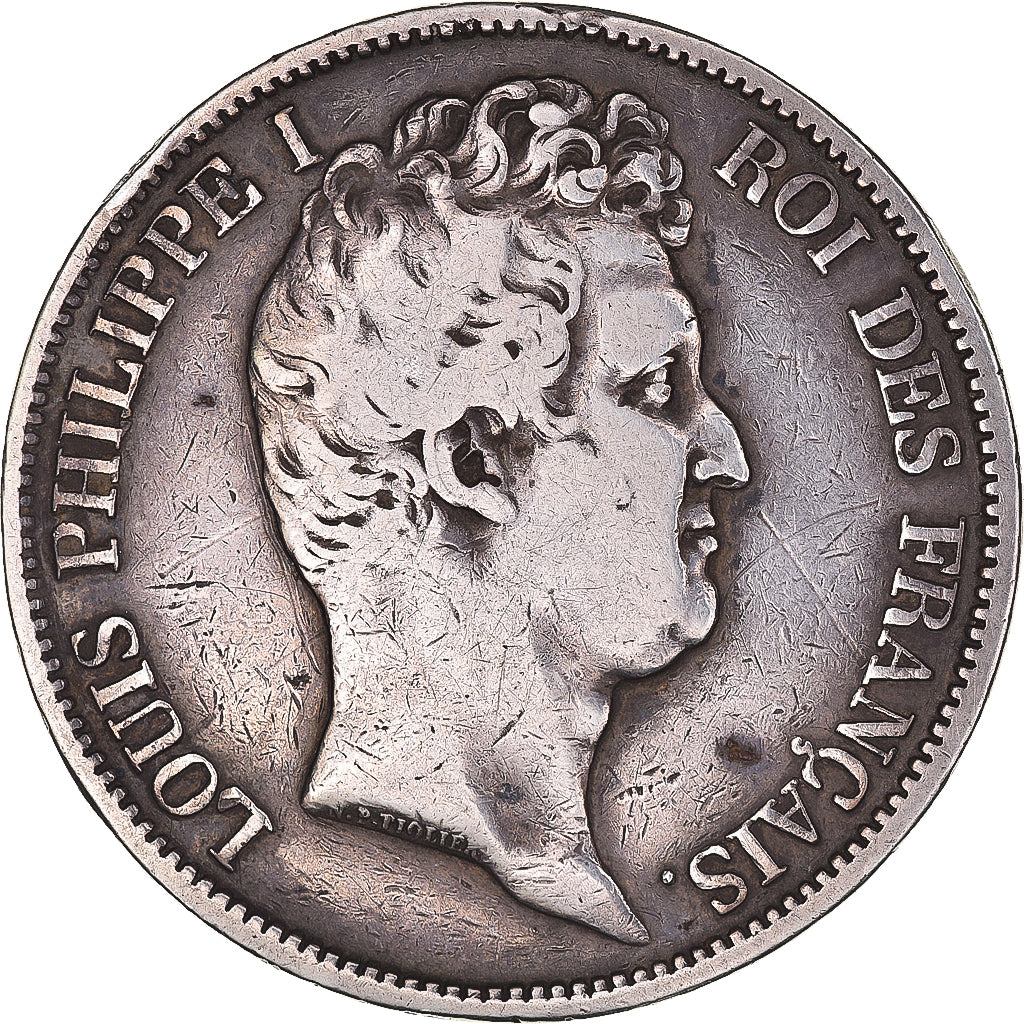 Moneta, Francia, Louis-Philippe, 5 Francs, 1831, Lille, MB, Argento, KM:735.13