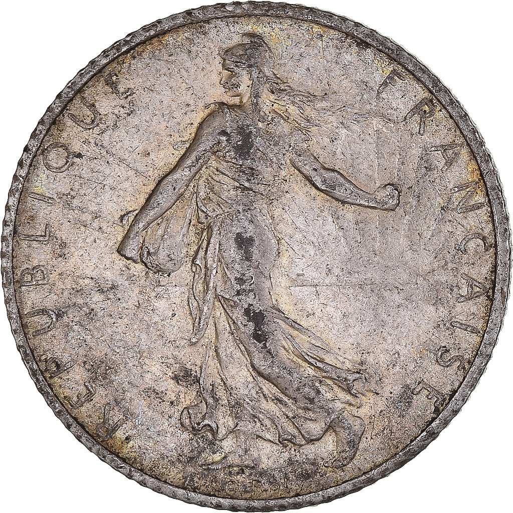 FRANCE, 1 Franc, 1898, AU(55-58), Silver, Gadoury #467, 5.00