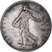 Coin, France, Semeuse, Franc, 1902, Paris, EF(40-45), Silver, KM:844.1