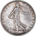 Coin, France, Semeuse, Franc, 1904, VF(30-35), Silver, KM:844.1, Gadoury:467