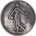 Coin, France, Semeuse, Franc, 1908, Paris, EF(40-45), Silver, KM:844.1
