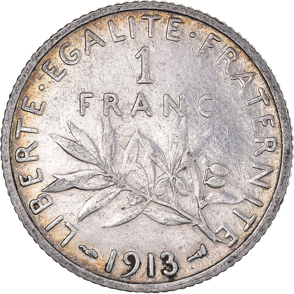 Münze, Frankreich, Semeuse, Franc, 1913, Paris, SS, Silber, KM:844.1