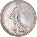 Monnaie, France, Semeuse, Franc, 1917, Paris, 1 Franc, TTB+, Argent