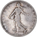 Coin, France, Semeuse, Franc, 1907, Paris, VF(30-35), Silver, KM:844.1