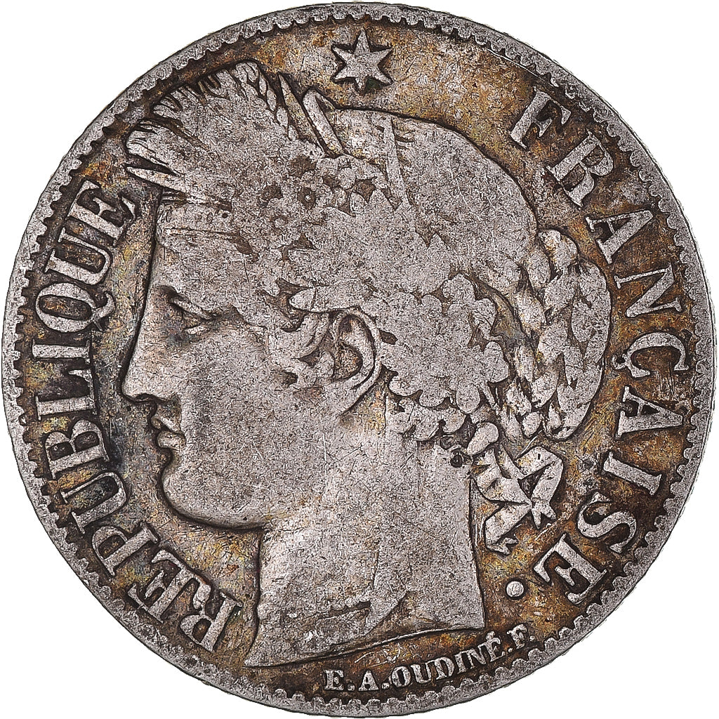 Coin, France, Cérès, Franc, 1895, Paris, VF(30-35), Silver, KM:822.1