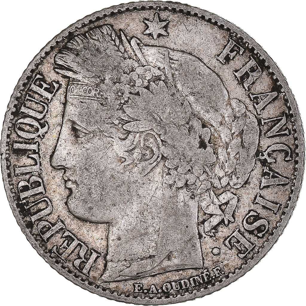 Coin, France, Cérès, Franc, 1895, Paris, VF(30-35), Silver, KM:822.1