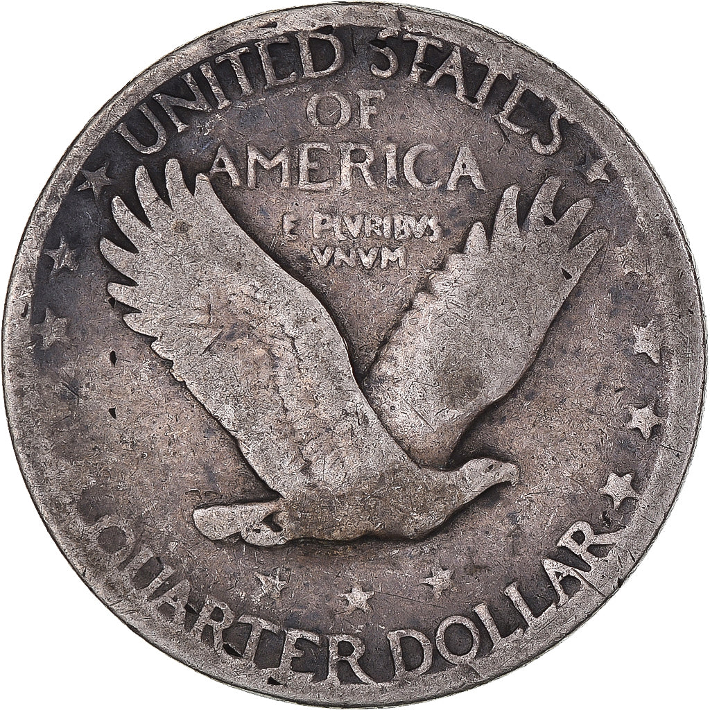 United States, Standing Liberty Quarter, 1928, San Francisco, VF, KM:145