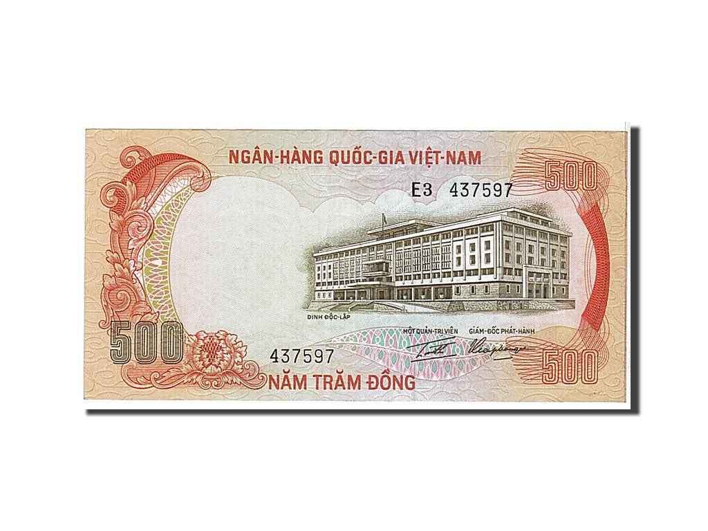 Banknote, South Viet Nam, 500 Dông, 1972, KM:33a, AU(55-58)
