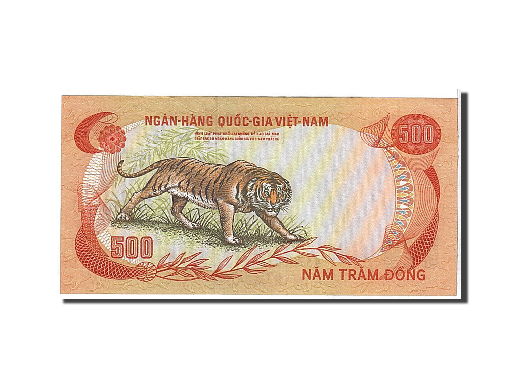 Banknote, South Viet Nam, 500 Dông, 1972, KM:33a, AU(55-58)