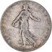 Munten, Frankrijk, Semeuse, 2 Francs, 1901, FR+, Zilver, Gadoury:532
