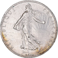 Moeda, França, Semeuse, 2 Francs, 1915, Paris, EF(40-45), Prata, KM:845.1