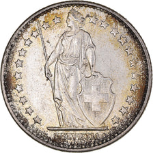 Coin, Switzerland, 2 Francs, 1965, Bern, EF(40-45), Silver, KM:21