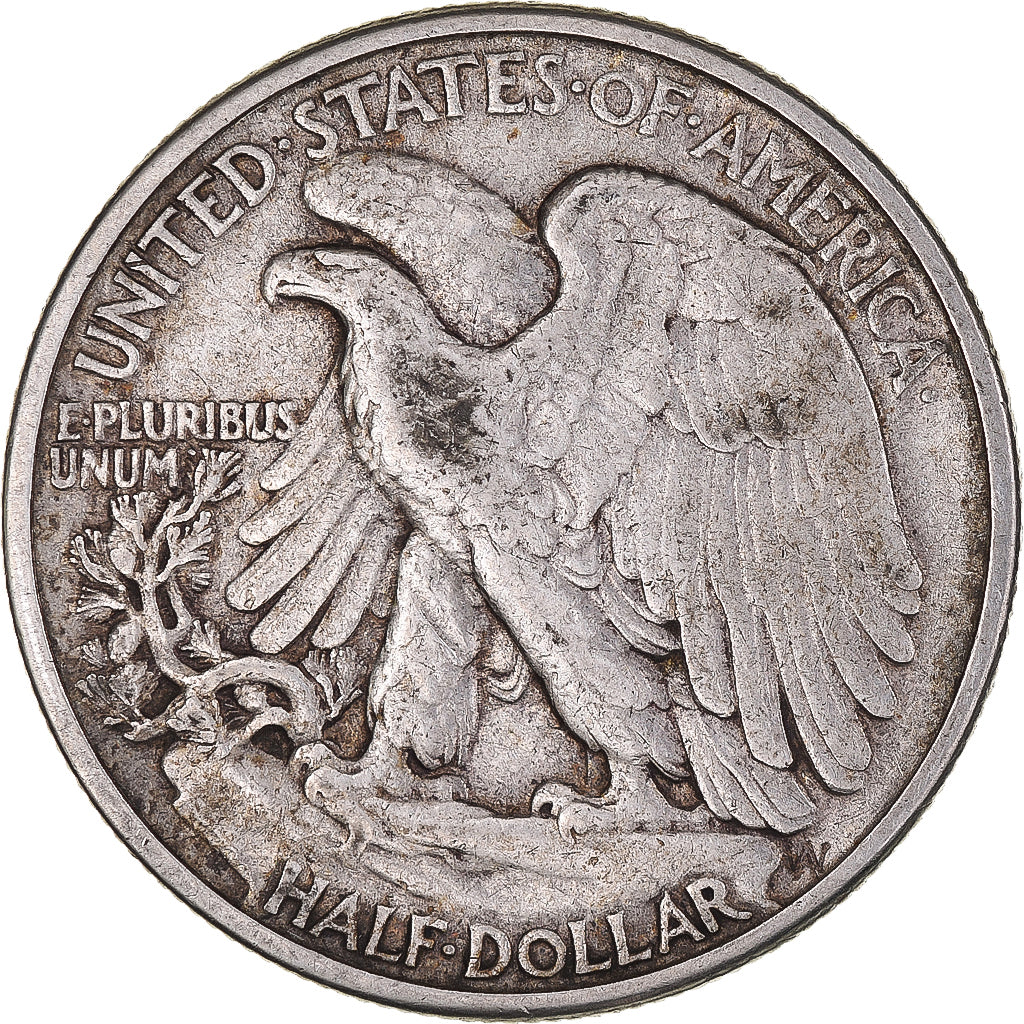 Coin, United States, Half Dollar, 1943, Philadelphia, VF(30-35), Silver, KM:142