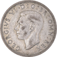 Moneta, Wielka Brytania, George VI, Florin, Two Shillings, 1944, EF(40-45)