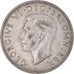 Moneta, Wielka Brytania, George VI, Florin, Two Shillings, 1944, EF(40-45)