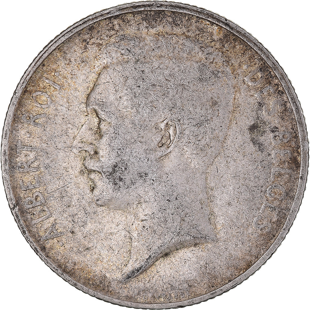 Coin, Belgium, Albert I, 2 Francs, 2 Frank, 1912, EF(40-45), Silver, KM:74
