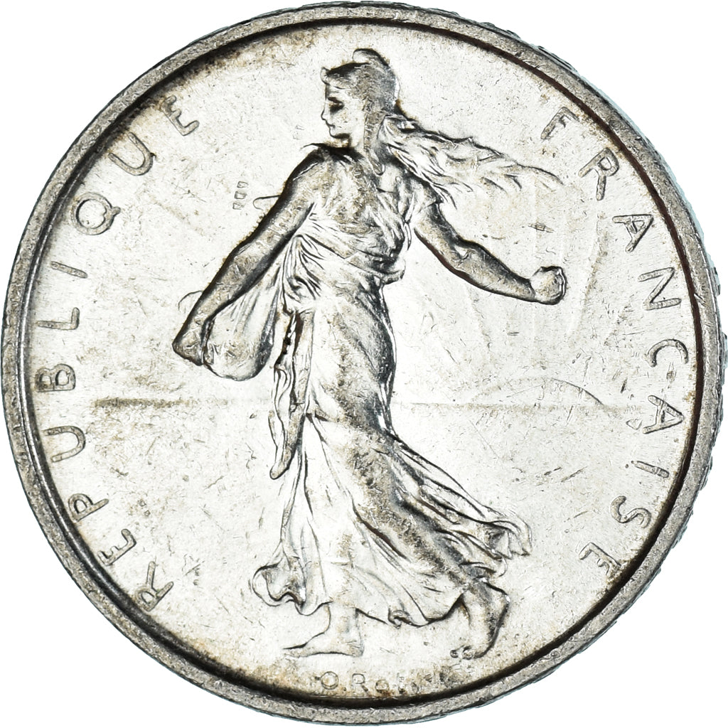 Coin, France, Semeuse, 5 Francs, 1964, Paris, AU(55-58), Silver, KM:926