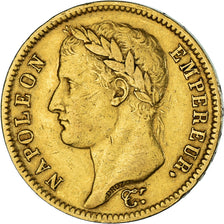 Munten, Frankrijk, Napoleon I, 40 Francs, 1811, Paris, ZF, Goud, KM:696.1