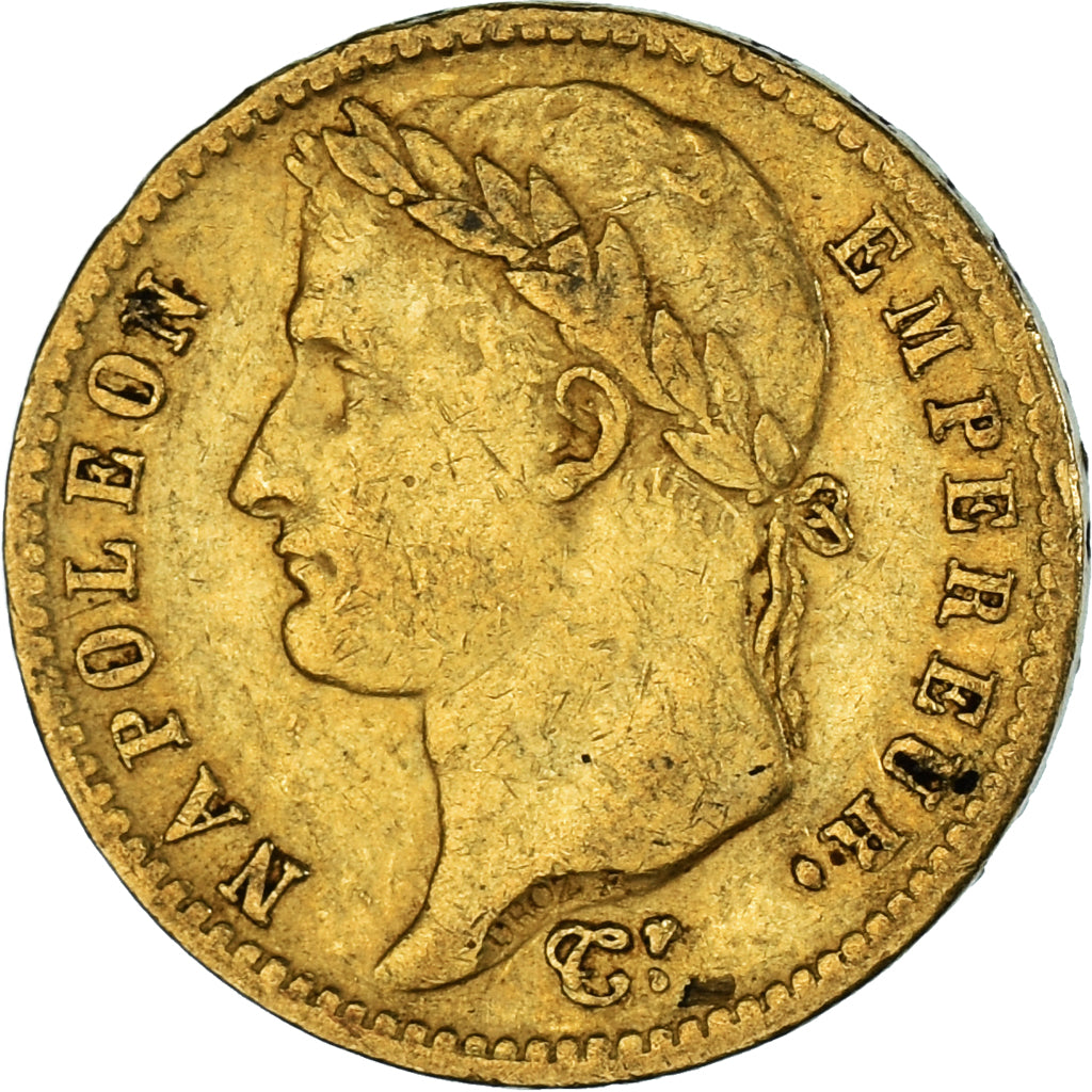 Moneta, Francja, Napoléon I, 20 Francs, 1813, Paris, EF(40-45), Złoto