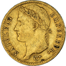 Moneta, Francja, Napoléon I, 20 Francs, 1813, Paris, EF(40-45), Złoto