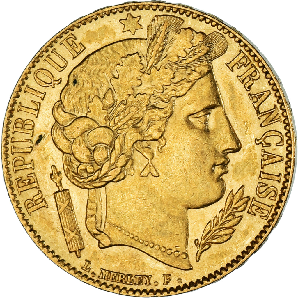 France, Cérès, 20 Francs, 1850, Paris, Gold, KM:762