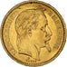 Second Empire, 20 Francs or Napoléon III tête laurée, 1864 BB, Strasbourg, Gadou