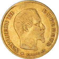 Munten, Frankrijk, Napoleon III, 10 Francs, 1859, Strasbourg, FR+, Goud