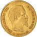 Munten, Frankrijk, Napoleon III, 10 Francs, 1859, Strasbourg, FR+, Goud