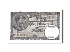 Banconote, Belgio, 5 Francs, 1929, KM:97b, SPL-