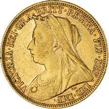 Coin, Australia, Victoria, Sovereign, 1899, Melbourne, AU(50-53), Gold, KM:13
