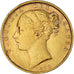 Coin, Great Britain, Victoria, Sovereign, 1872, AU(50-53), Gold, KM:736.2