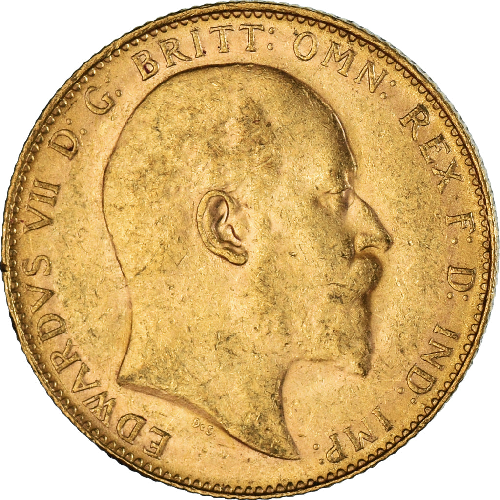 Monnaie, Australie, Edward VII, Sovereign, 1910, Perth, TTB+, Or, KM:15