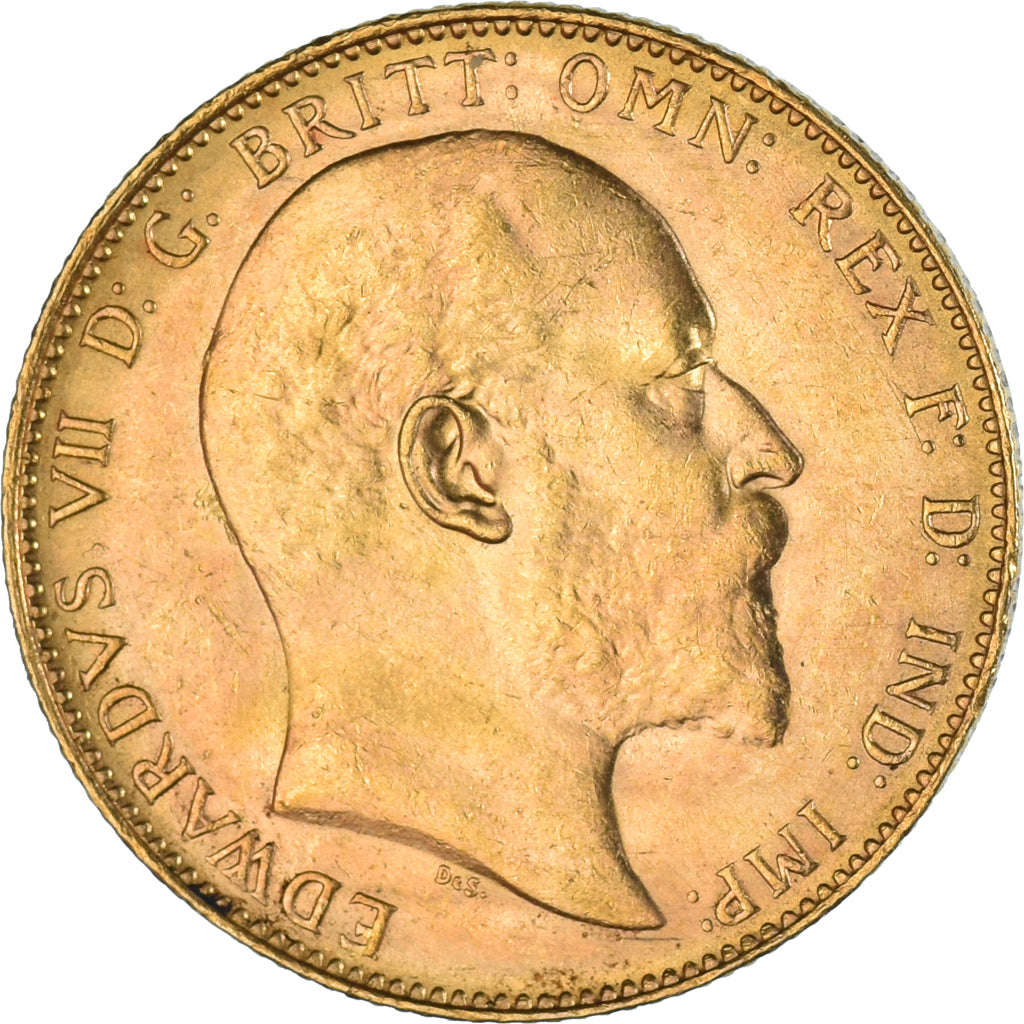 Monnaie, Australie, Edward VII, Sovereign, 1910, Perth, TTB+, Or, KM:15