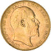 Monnaie, Australie, Edward VII, Sovereign, 1910, Perth, TTB+, Or, KM:15