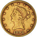 Moneda, Estados Unidos, Coronet Head, $10, Eagle, 1898, U.S. Mint, Philadelphia