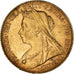 Münze, Großbritannien, Victoria, Sovereign, 1899, Melbourne, SS, Gold, KM:785