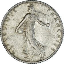 Coin, France, Semeuse, Franc, 1915, Paris, 1 Franc, EF(40-45), Silver, KM:844.1