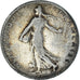 Coin, France, Semeuse, Franc, 1901, Paris, VF(20-25), Silver, KM:844.1