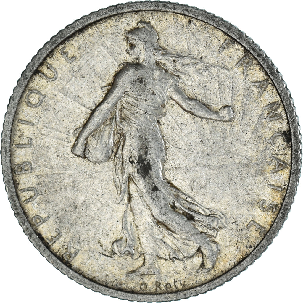 Monnaie, France, Semeuse, Franc, 1912, Paris, TB+, Argent, Gadoury:467, KM:844.1