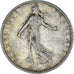 Münze, Frankreich, Semeuse, Franc, 1911, Paris, S+, Silber, KM:844.1