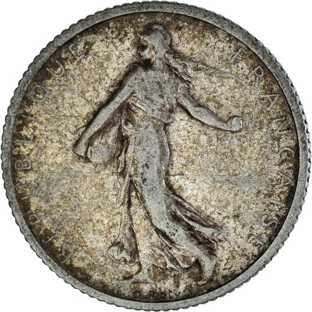Münze, Frankreich, Semeuse, Franc, 1907, Paris, S+, Silber, KM:844.1