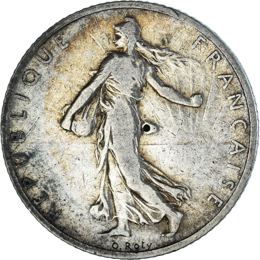 Coin, France, Semeuse, Franc, 1901, Paris, EF(40-45), Silver, KM:844.1